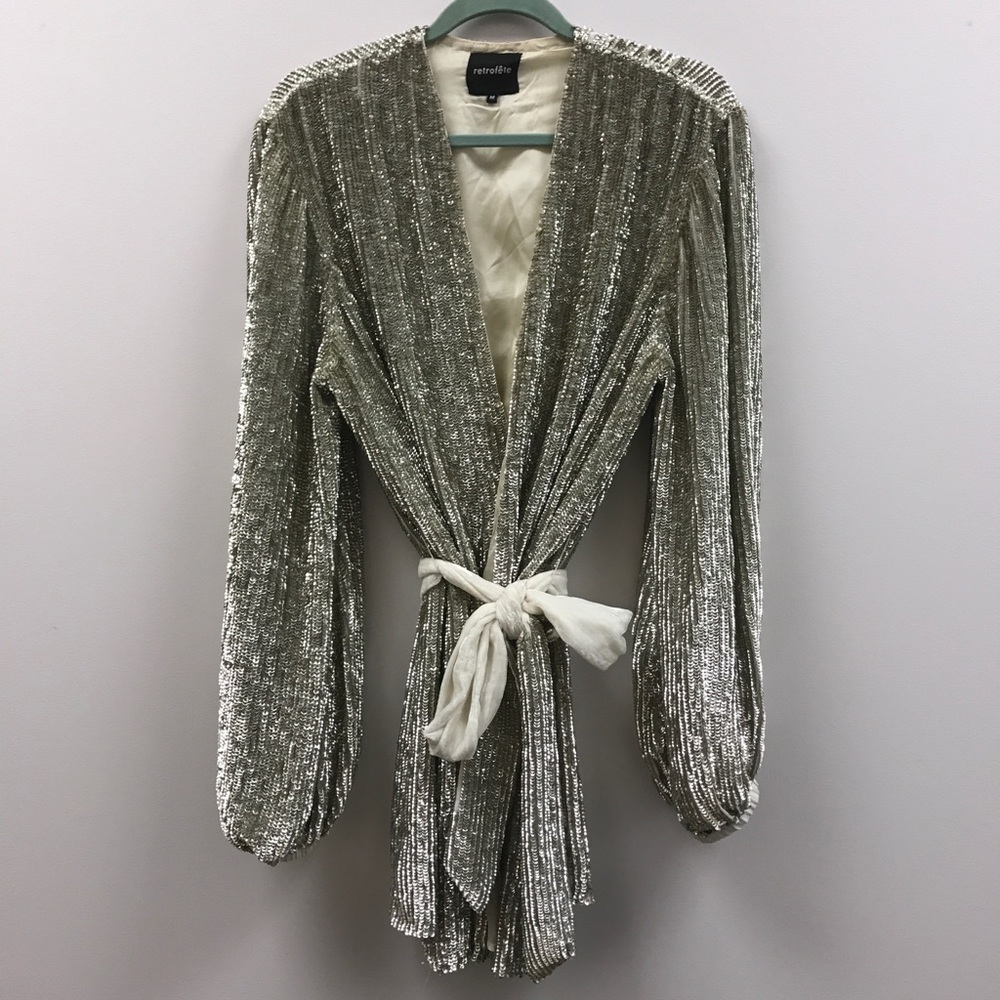 Retrofete Gabrielle Sequin Robe